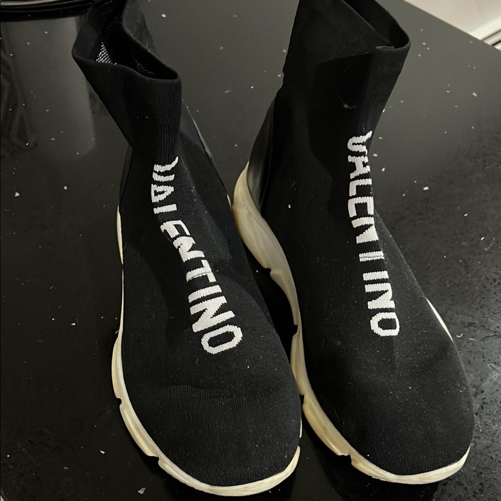 Valentino Black Sock Sneakers